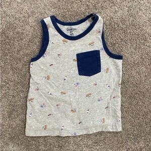 Boys OshKosh Patriotic Tank Top size 4/5